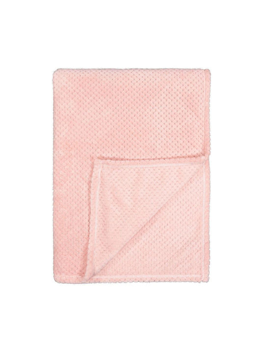 La Redoute Interieurs Gofre Sesselüberwurf 130x180cm Rosa