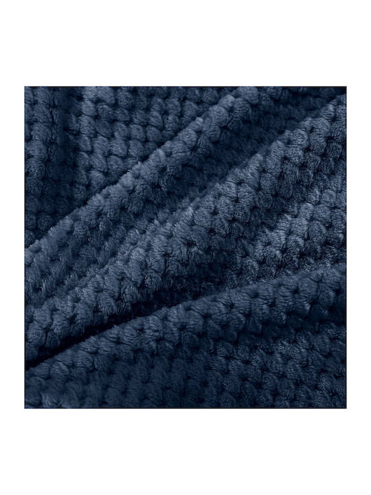 La Redoute Interieurs Gofre Sesselüberwurf 130x180cm Blau