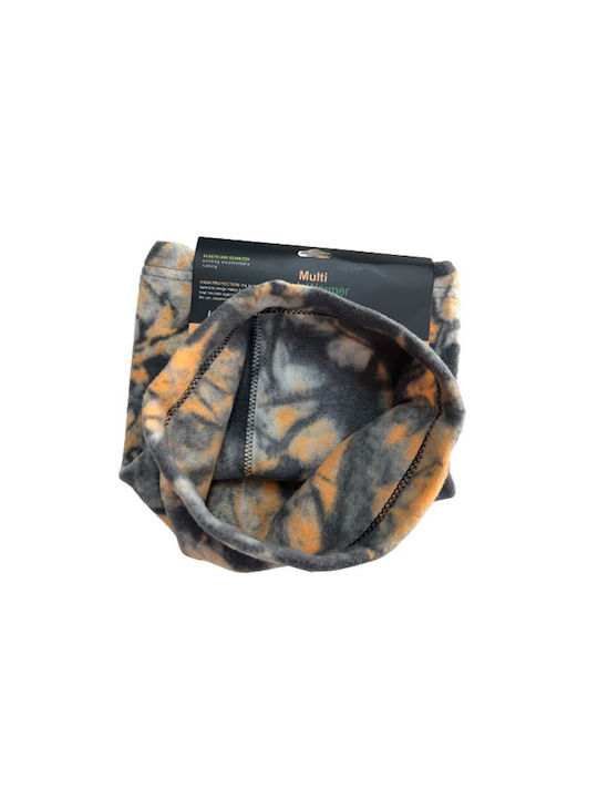 Περιλαίμιο Αναβάτη Μοτοσυκλέτας Fleece Πορτοκαλί Χρώμα
