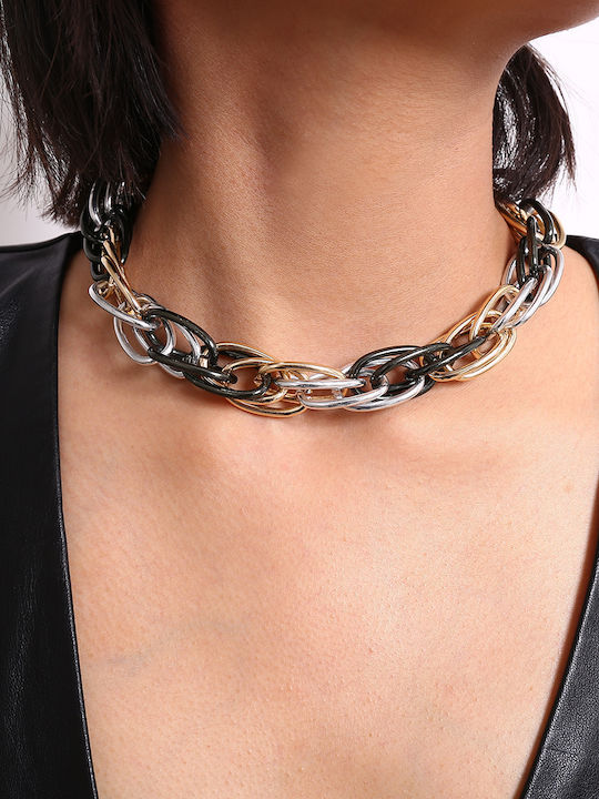 Pearl's Garden Damen Zweifarbig Kette Hand