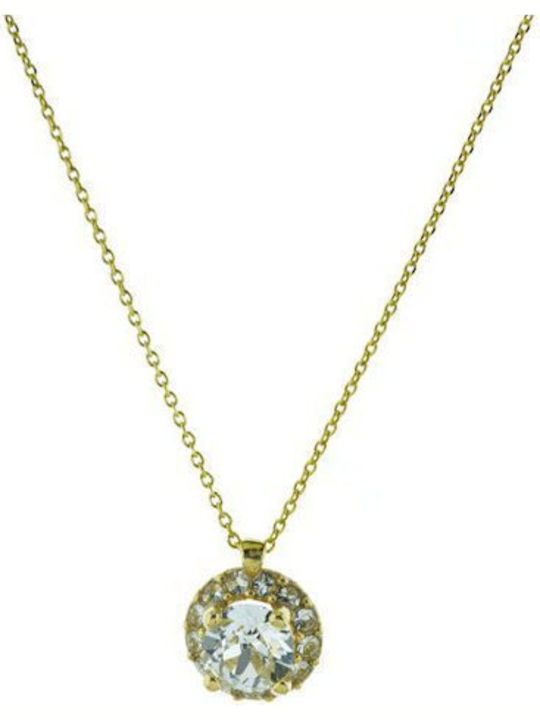Exis Jewellery Set de Bijuterii din Argint Placat cu Aur