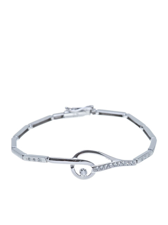 Vitopoulos Vitopoulos Set with Necklace , Earrings & Ring from White Gold 14K with Stones