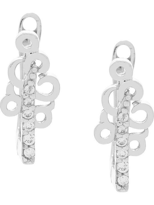 Vitopoulos Vitopoulos Set with Necklace , Earrings & Ring from White Gold 14K with Stones