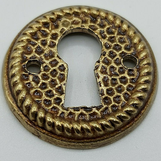 Mestre Rosette - Door Escutcheon Furniture Gold