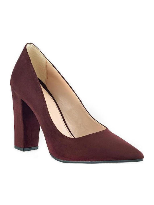 Shoes Велурени Токчета Бордо
