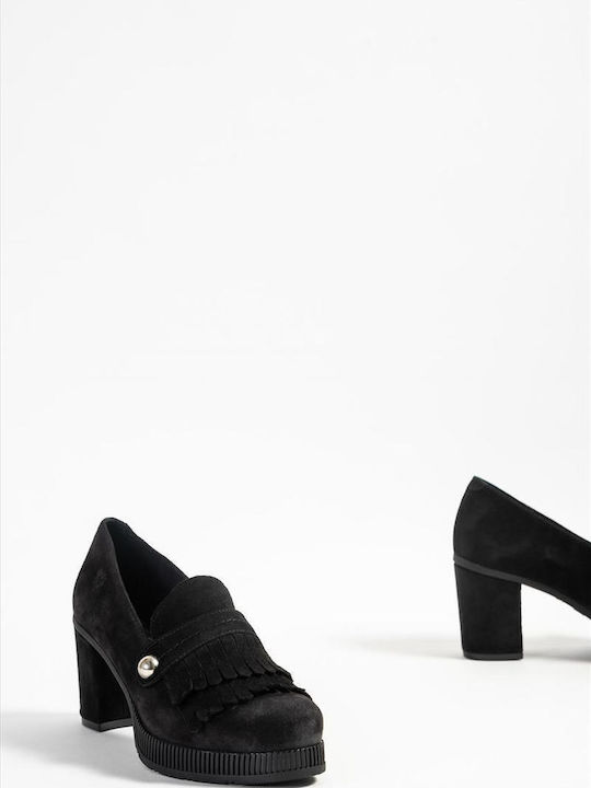 Yokono Anatomic Leather Black Heels