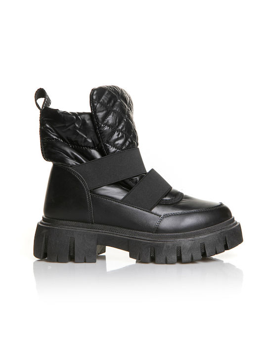 Shoe Art Snow Boots Black