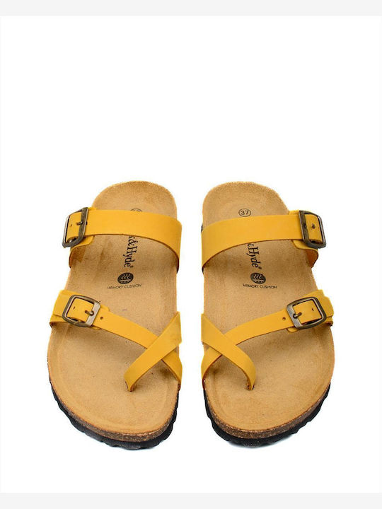 Oak&hyde Дамски сандали Анатомични в Yellow Цвят