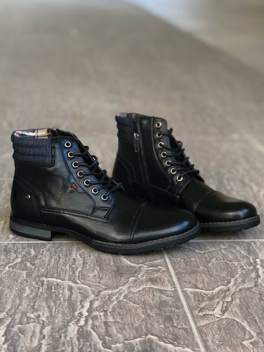 Huxley & Grace Schwarz Herrenstiefel