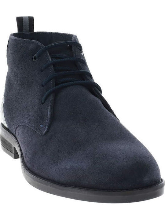 Suede Albastru marin Ghete barbati