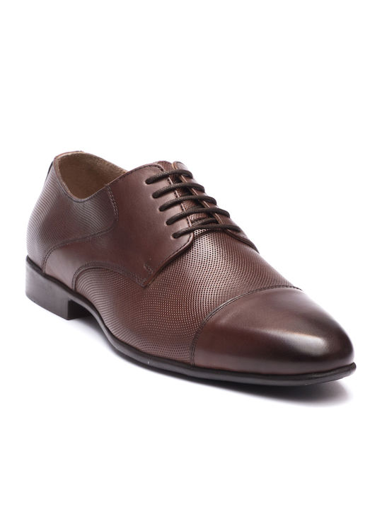 Philippe Lang Men's Leather Dress Shoes Brown