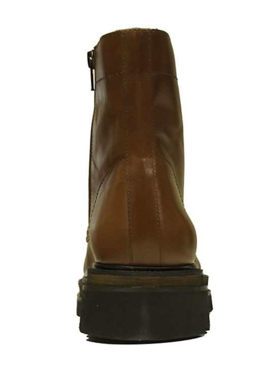 Leather Brown Men's Boots