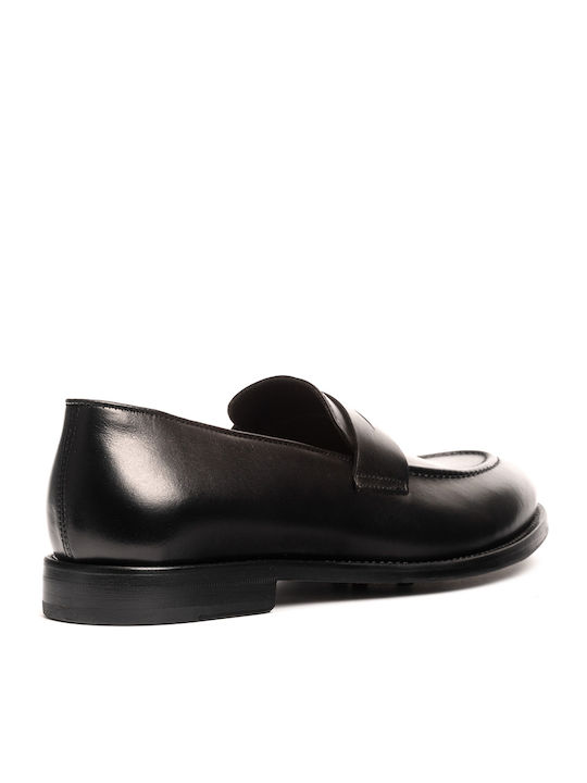 Men's Leather Loafers Black