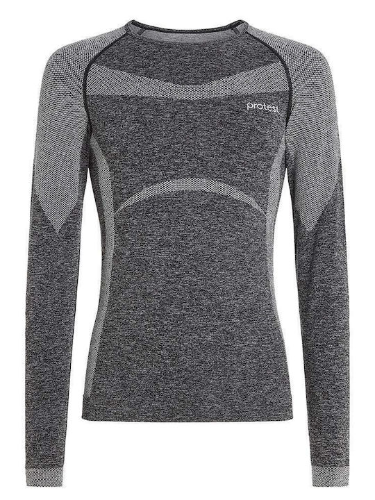 Protest Prtkombu W Thermal Top Dark Thermohemd Gray Protest Prtkombu W Thermal Top Dark Thermohemd Gray