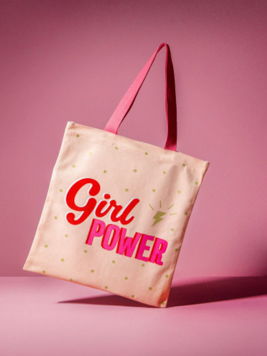 Sass & Belle Fabric Shopping Bag in Pink color