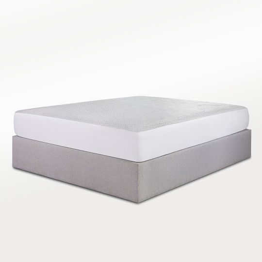 Hauz Protecție pentru Saltea Semi-dublu cu Fustă Alb 120x200cm