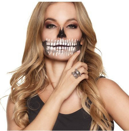 Αποκριάτικο Δαχτυλίδι Ασημί για Halloween
