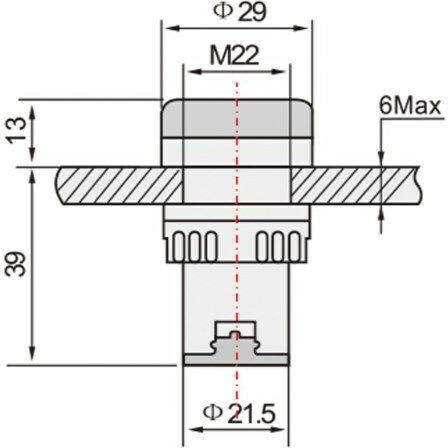 LED Indicator Luminos Verde 1 Bucată 30815-011