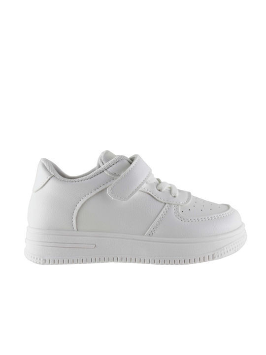 Kinder Sneakers mit Klettverschluss Weiß