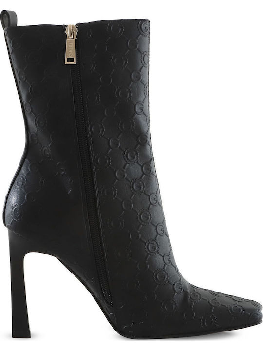Leather Women's Ankle Boots Black