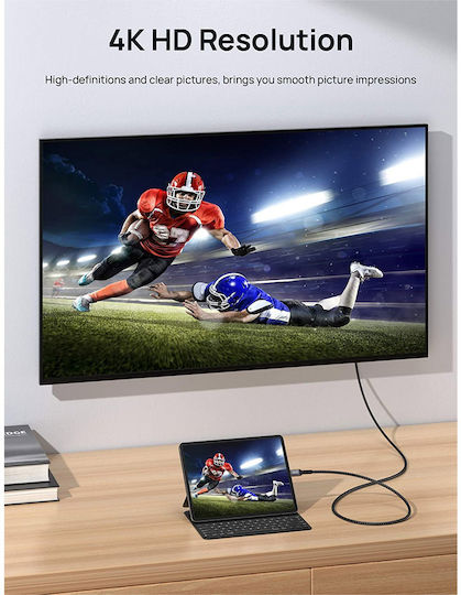 Jsaux Кабел HDMI Мъжки - HDMI Мъжки 2м Черен