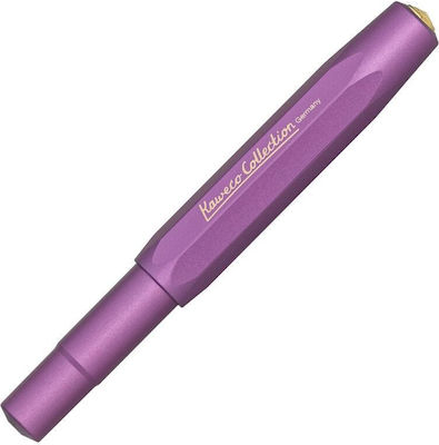 Kaweco Collection Vibrant Violet Writing Pen Fine Purple made of Aluminum with Blue Ink