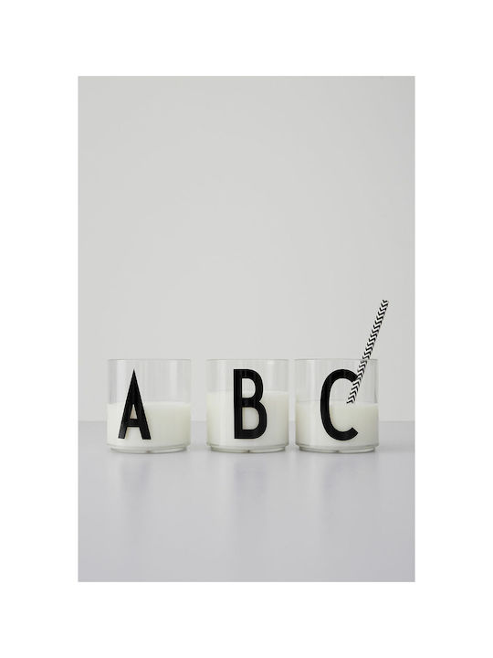 Design Letters "j'' Glas Wasser aus Plastik 220ml 1Stück