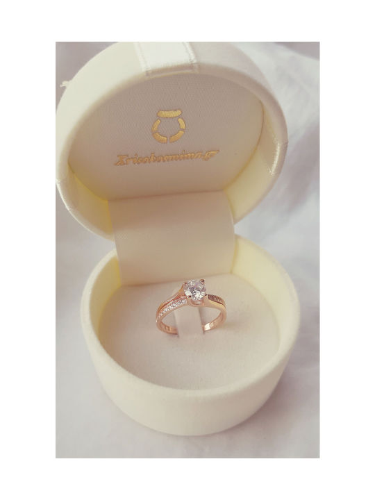 Single Stone from Rose Gold