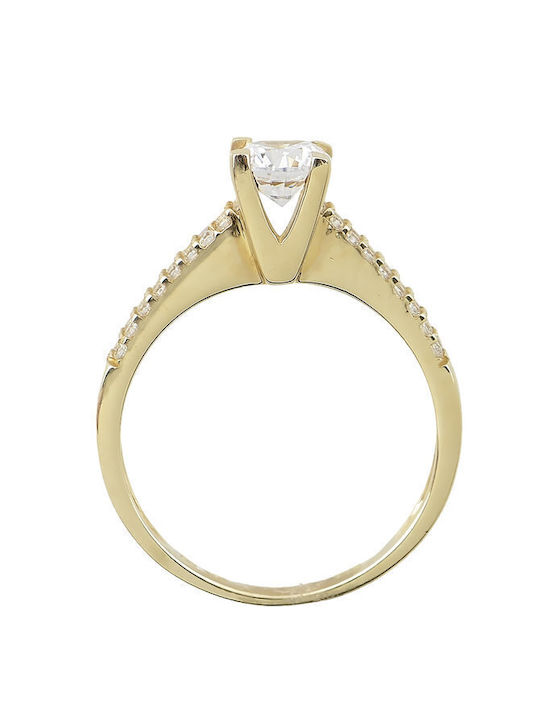 Savvidis Single Stone from Gold 14K