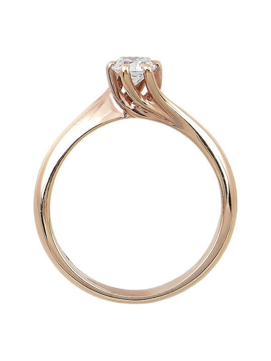 Savvidis Single Stone from Rose Gold