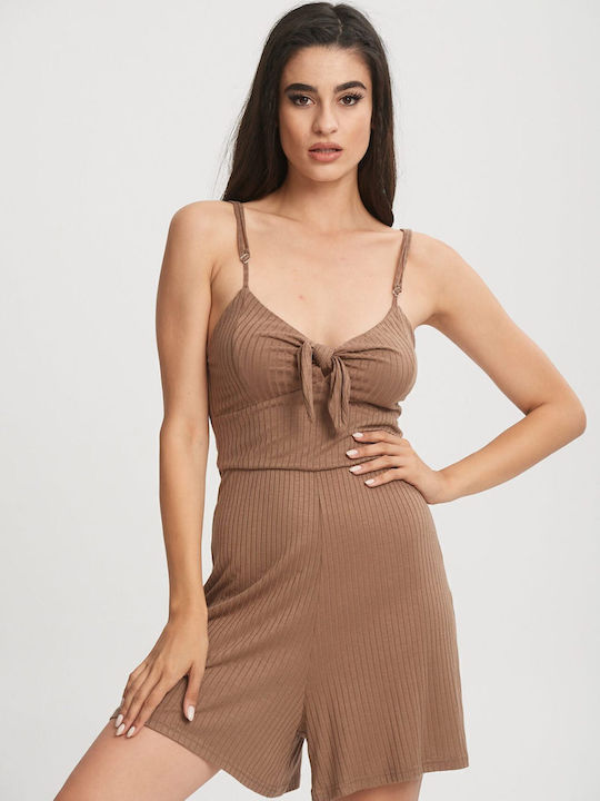 Women's One-piece Shorts Beige