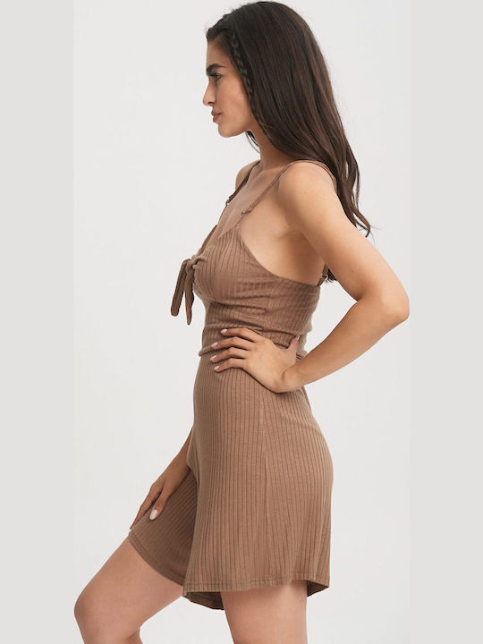 Women's One-piece Shorts Beige