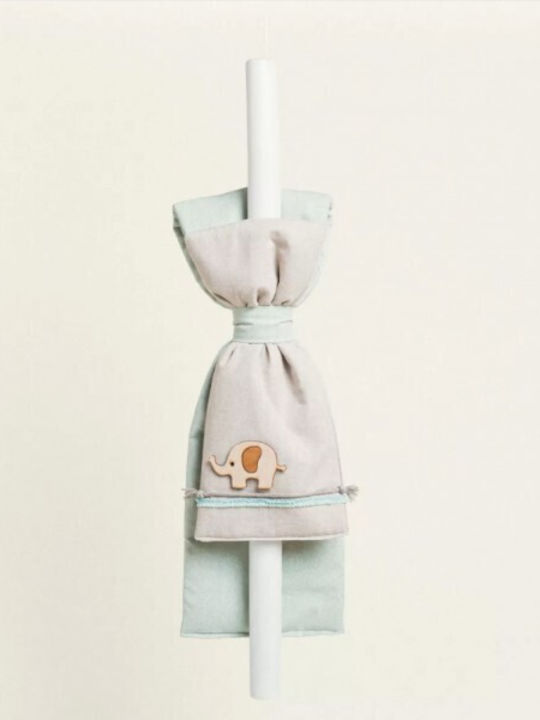 Ntampoudis Baptism Set with Little Elephant Theme