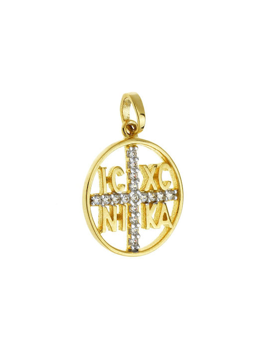 Pendant Kids Talisman Constantine from Gold 14K 221004