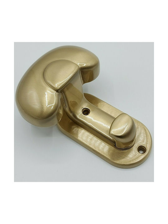 Wall Hanger Metal Gold 12x5.5x9cm