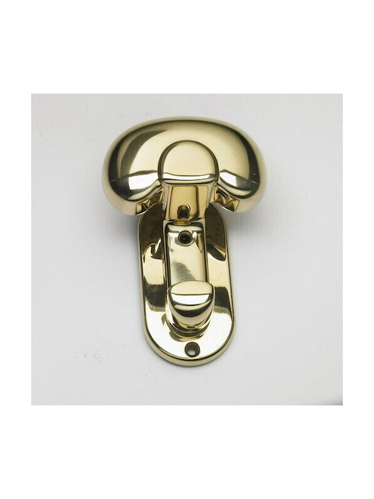 Wall Hanger Metal Gold 12x5.5x9cm