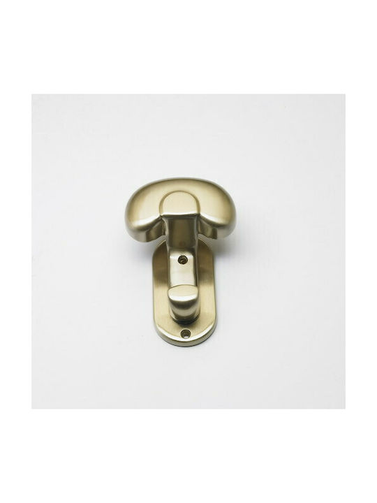 Wall Hanger Metal Gold 12x5.5x9cm
