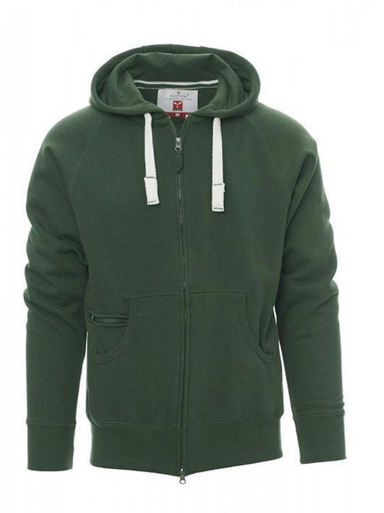 Payper Herren Langarm Sweatshirt Arbeit Gray mit Kapuze