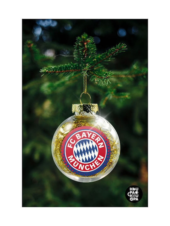 Weihnachtshänger Kugel Ornament Plastik Durchsichtig 8cm