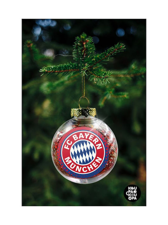 Weihnachtshänger Kugel Ornament Plastik Durchsichtig 8cm