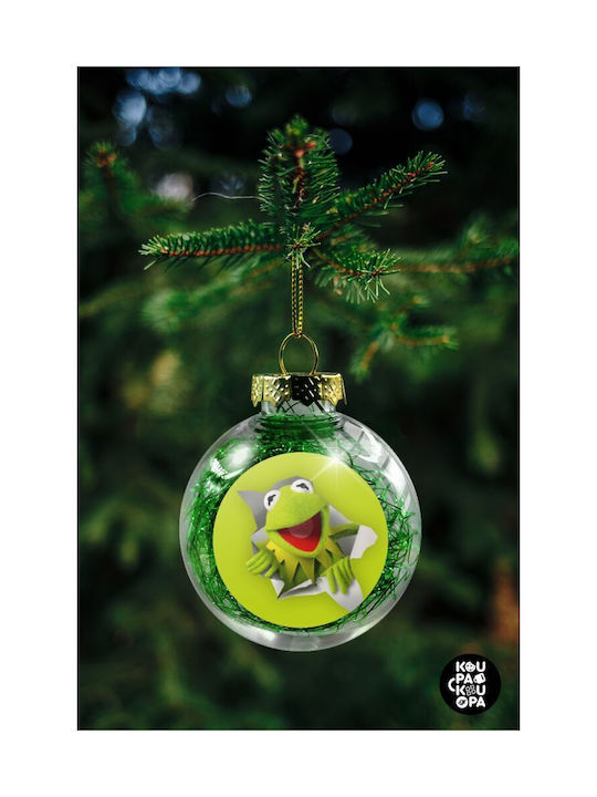 Weihnachtshänger Kugel Ornament Plastik Durchsichtig 8cm