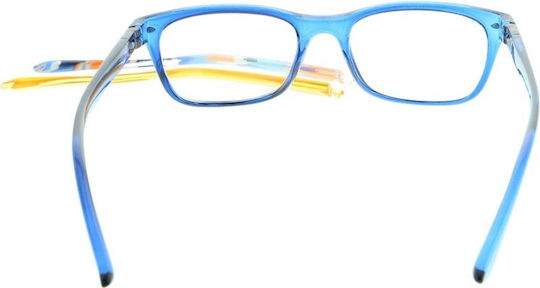 Women's Reading Glasses +1.50 in Turquoise color KLH186-1-1.50