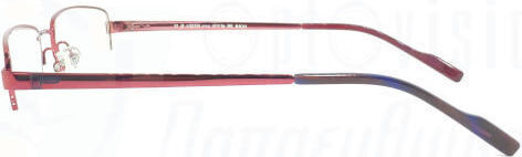Lozza Metal Eyeglass Frame Red VL2043 0H94