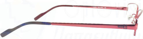 Lozza Metal Eyeglass Frame Red VL2043 0H94