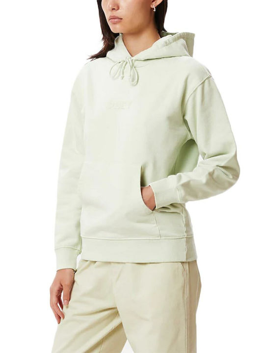 Obey Bold Recycled Women's Hooded Sweatshirt Green