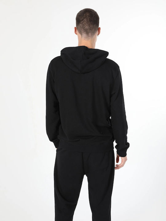 Colin's Men's Sweatshirt with Hood Black