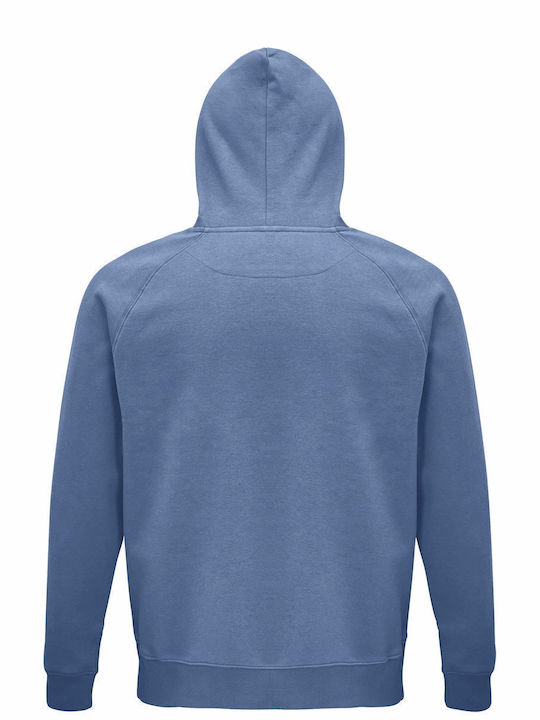 kirikoko Men's Sweatshirt with Hood & Pockets Blue