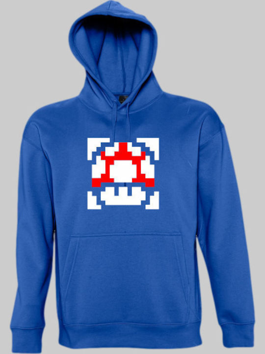 TKT Super Mario Mushroom Θεματική Μπλούζα με Στάμπα Μαύρη