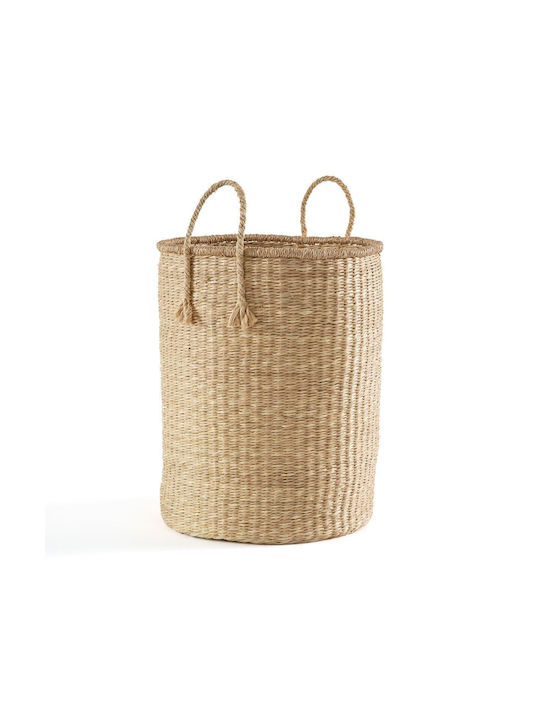 La Redoute Interieurs Dekorative Körbe Rattan mit Griffen Beiges 40x40x58cm