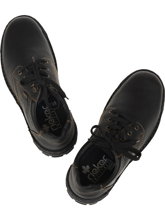 Rieker Men's Leather Casual Shoes Black